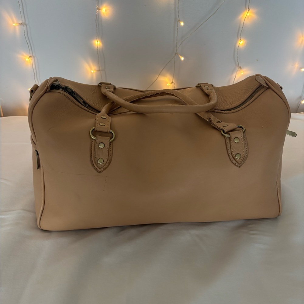 Moroccan leather- Elegant Women's Tote Bag